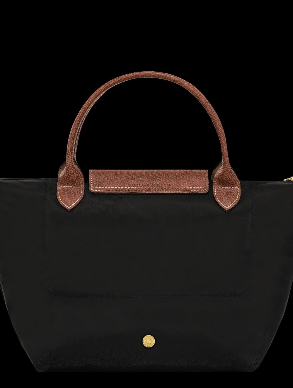 Longchamp Le Pliage Original S Handbag Black Recycled Canvas - Like New - Picture 2 of 11